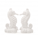 Set sale e pepe porcellana 5,5x10cm bianco Hervit