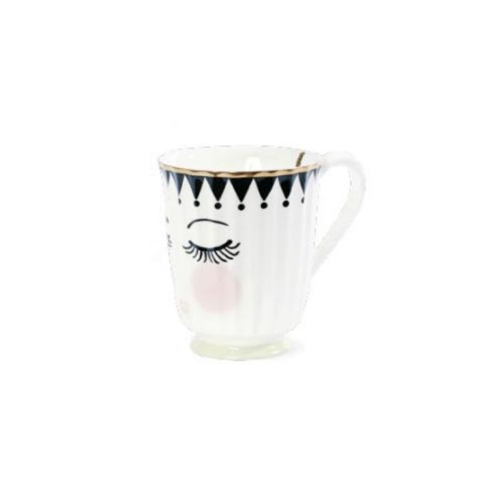 Mug in ceramica  eyes & dots"" miss etoile