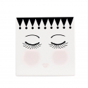 Miss toile sottobicchiere eyes & dots 15 x 15 cm  miss etoile