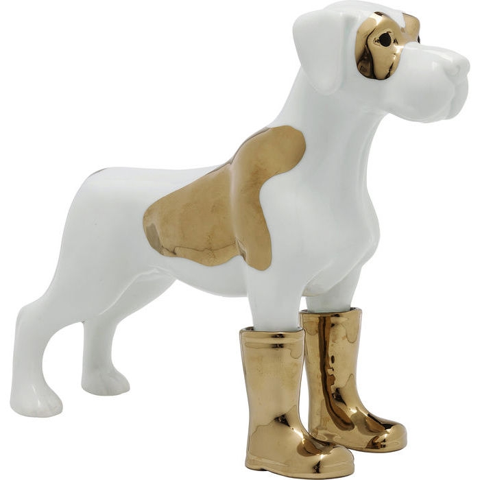 Figura decorativa dog rubberboot medie kare design