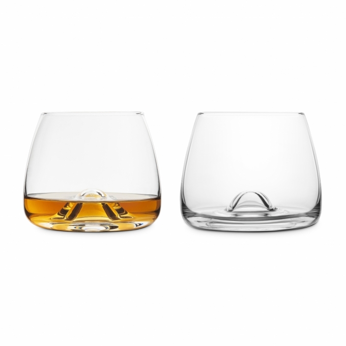 Set 2 bicchieri di cristallo senza piombo whisky Maryleb