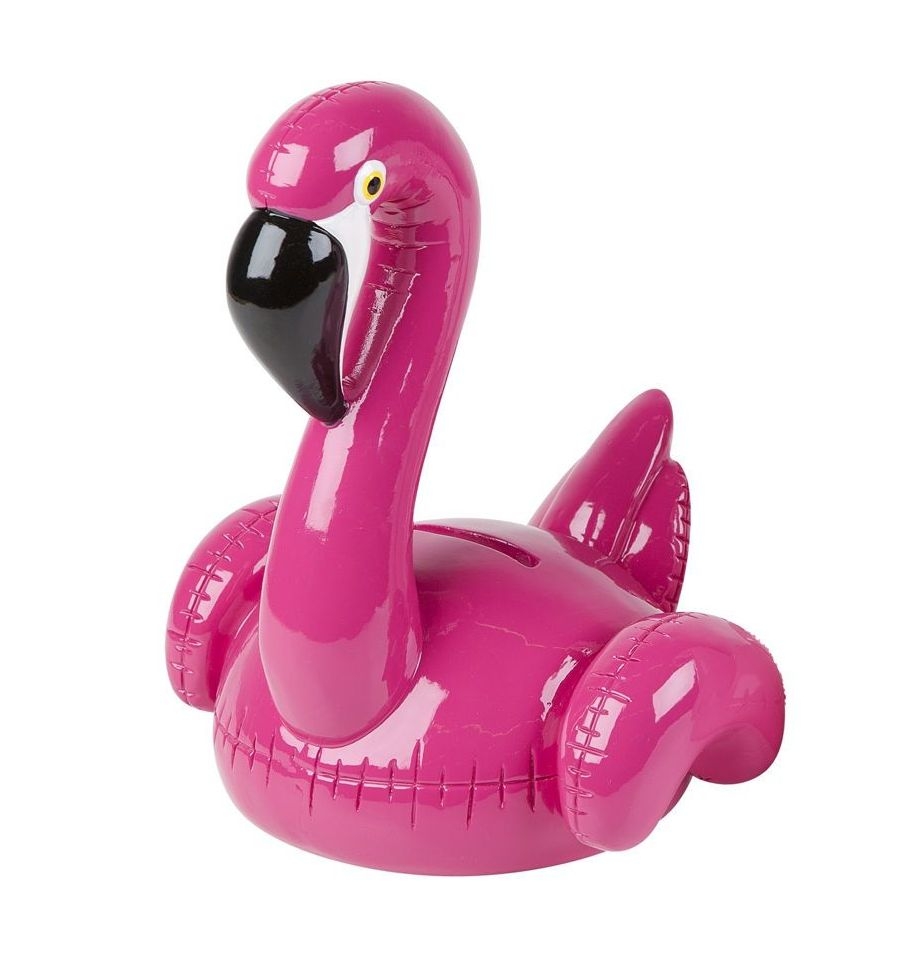 Moneybank - floating flamingo l - fuxia Pomme Pidou