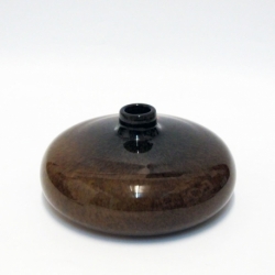 Vaso basso marrone - 11 h x...