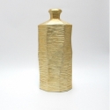 Vaso bottiglia ceramica oro h.50 Oakom