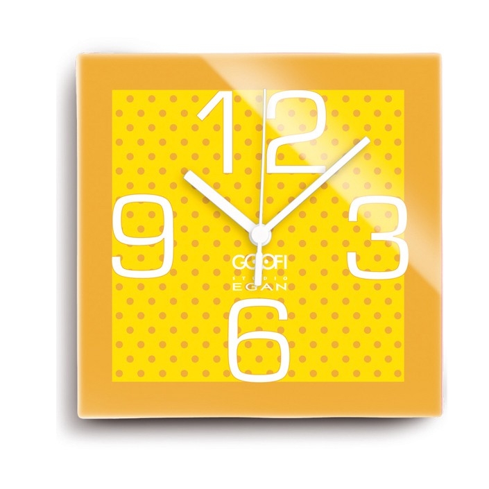 Formella m. orologio giallo egan