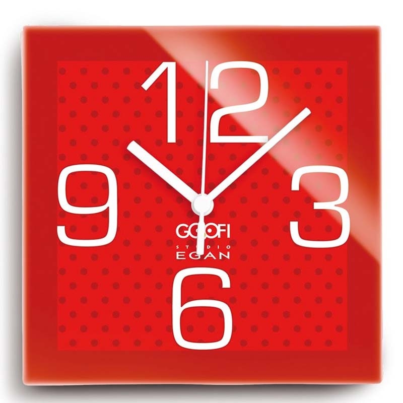 Formella m. orologio rosso egan