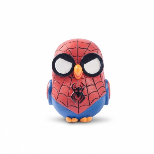 Statuetta gufo spiderman goofi egan