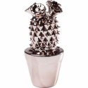 Oggetto decorativo kaktus rosa oro glossy vari kare design