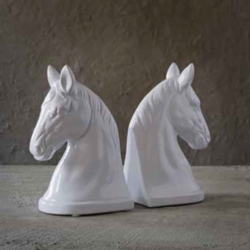 Titengoio reggilibri ceramica cavalli Rituali Domestici