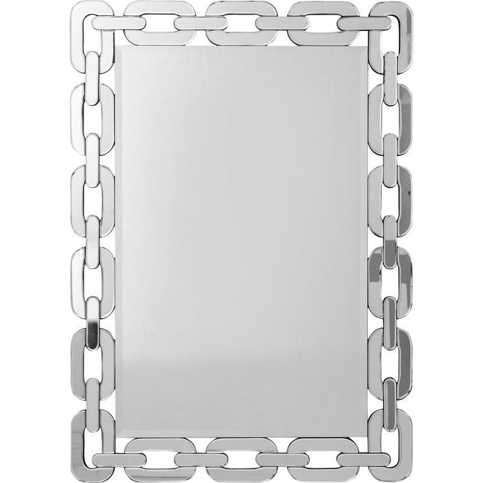 Specchio chain 109x78cm kare design