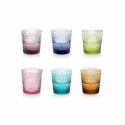 Speedy set 6 bicchieri acqua colori assortiti scat ivv