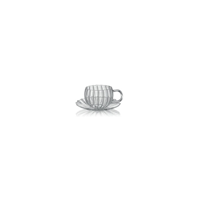 Coffee&tea set 2 tazzina c/ manico caffe' espresso ivv