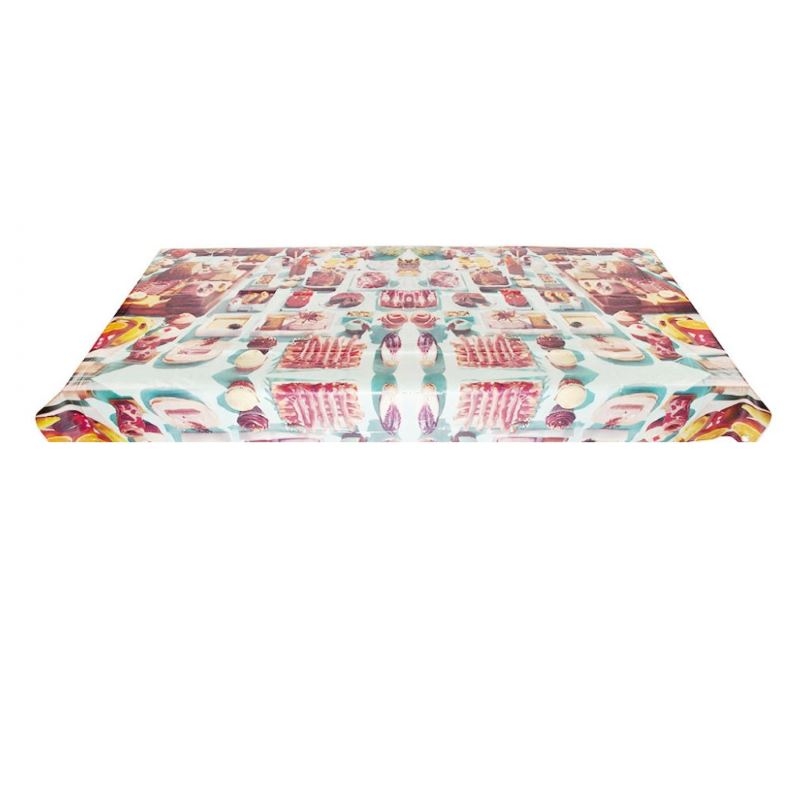 Tovaglia in vinile+cotone stampata toiletpaper seletti