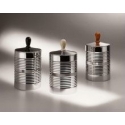 Barattolo pomello legno bianco alessi