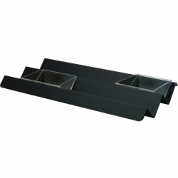 Vassoio nero 46cm v tray...