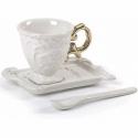 Tazza caffe' in porcellana i-wares gold seletti