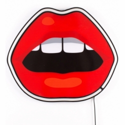 Lampada neon bocca mouth...