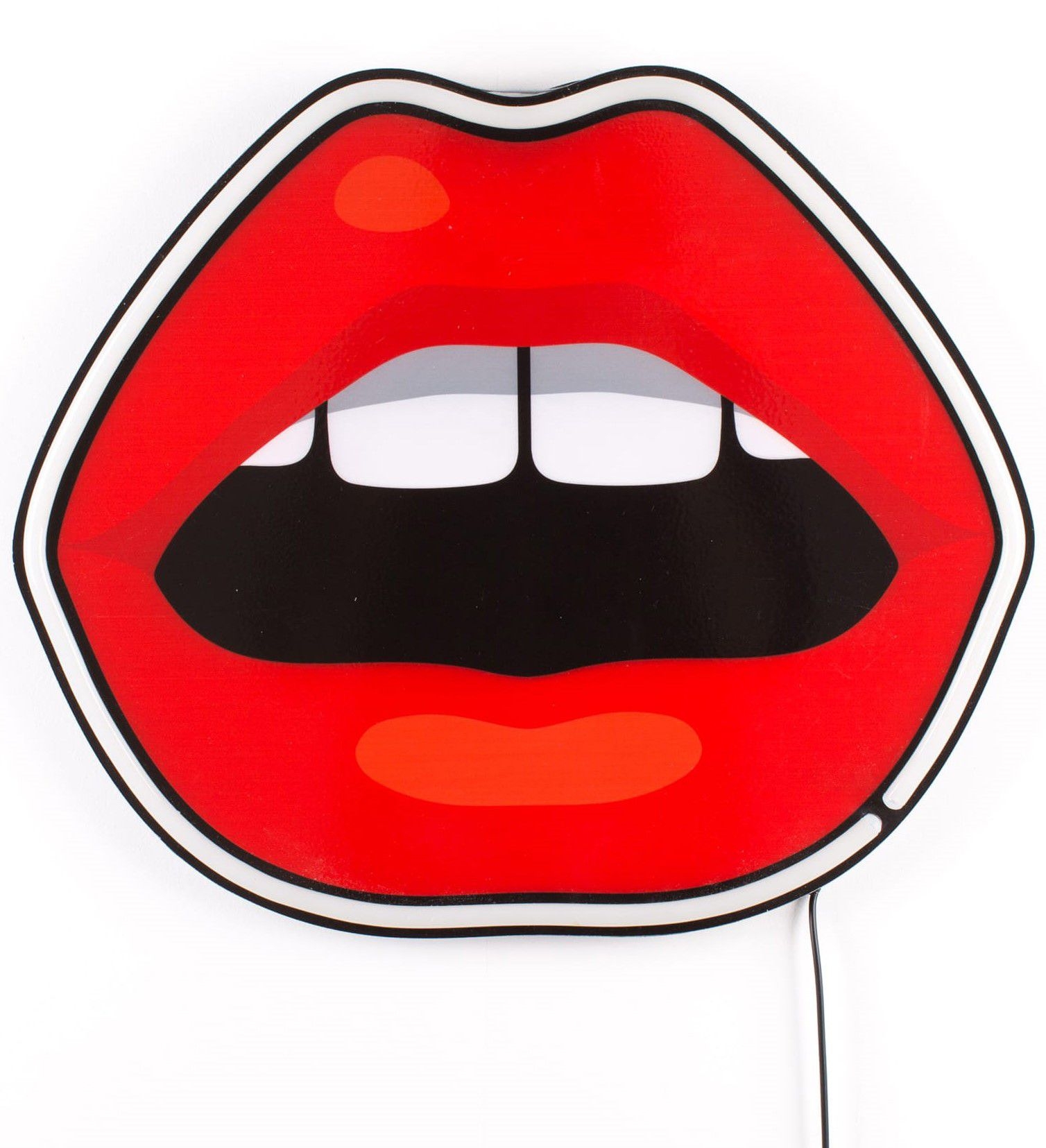 Lampada neon bocca mouth lamp blow seletti