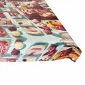 Tovaglia in vinile+cotone stampata toiletpaper seletti