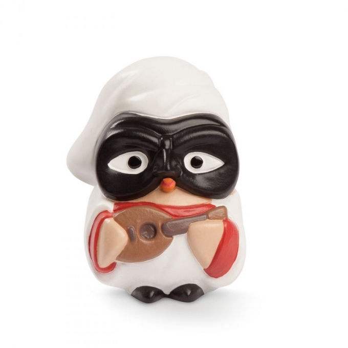 Statuetta gufo pulcinella goofi egan