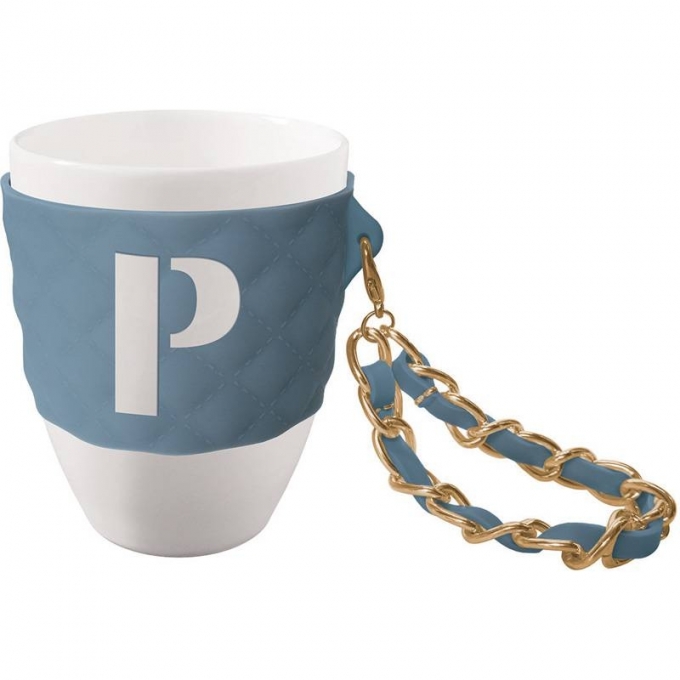 Mug so chic lettera p - avio baci milano