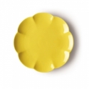 Vassoio rotondo cm 31 giallo la porcellana bianca
