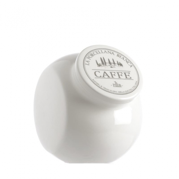 Conserva  barattolo ceramica inclinate 0,9/1,45 l c la porcellana bianca
