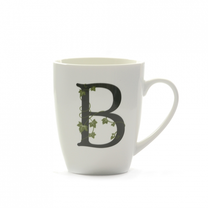 Atupertu mug lettera b cc 380 gb la porcellana bianca