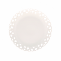 Valentino piatto traforato 26,5 cm in luxury box la porcellana bianca