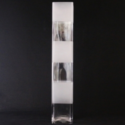 Vaso in cristallo Quadro 40cm