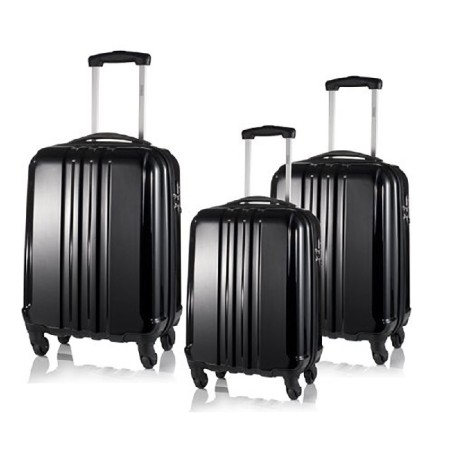 Brandani - set tre valigie  nere
