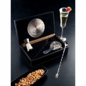 Brandani - cofanetto skin cocktail set 4 pz inox