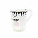 Mug in ceramica  eyes & dots"" miss etoile
