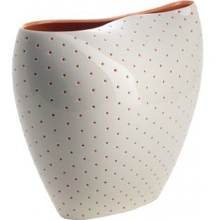 Aldo vaso per fiori bianco alessi