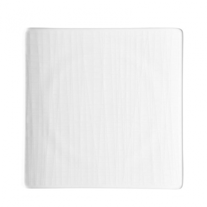 Piatto quadrato piano 17 cm mesh rosenthal