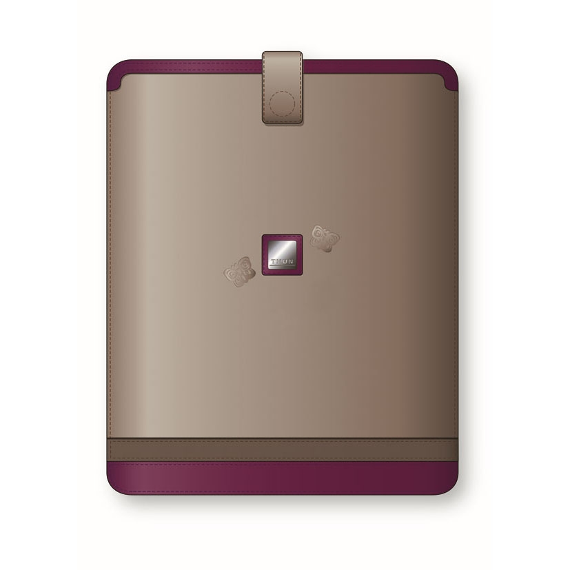 Custodia mini tablet butterfly prints viola