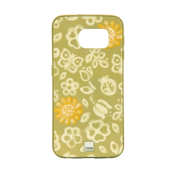 Cover smartphone s6 sunflower