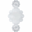 Specchio ice flowers 194x102cm kare design
