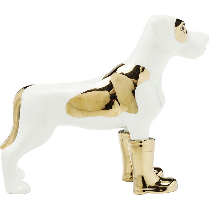 Figura decorativa dog rubberboot grande kare design