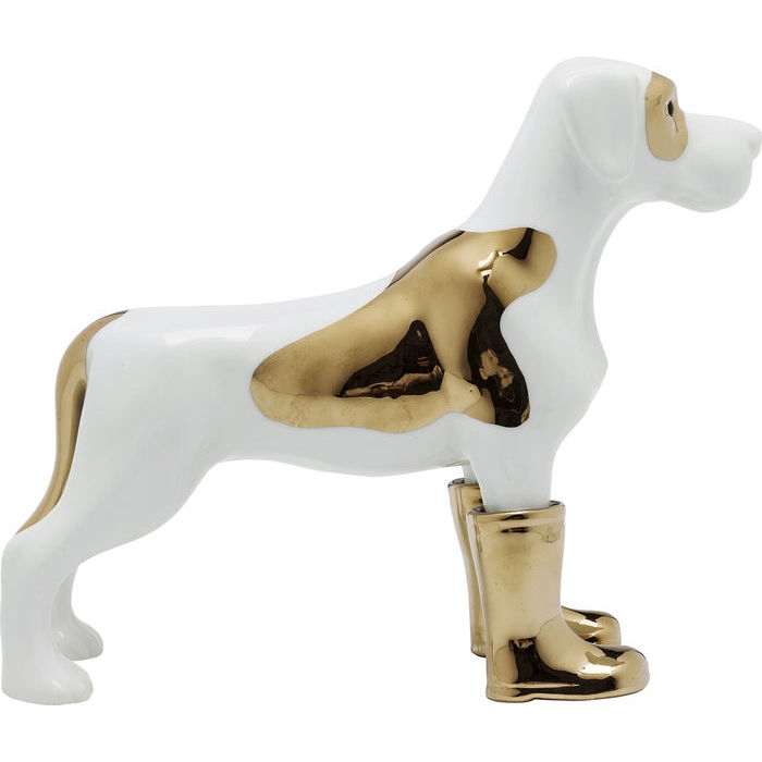 Figura decorativa dog rubberboot medie kare design