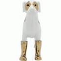 Figura decorativa dog rubberboot medie kare design