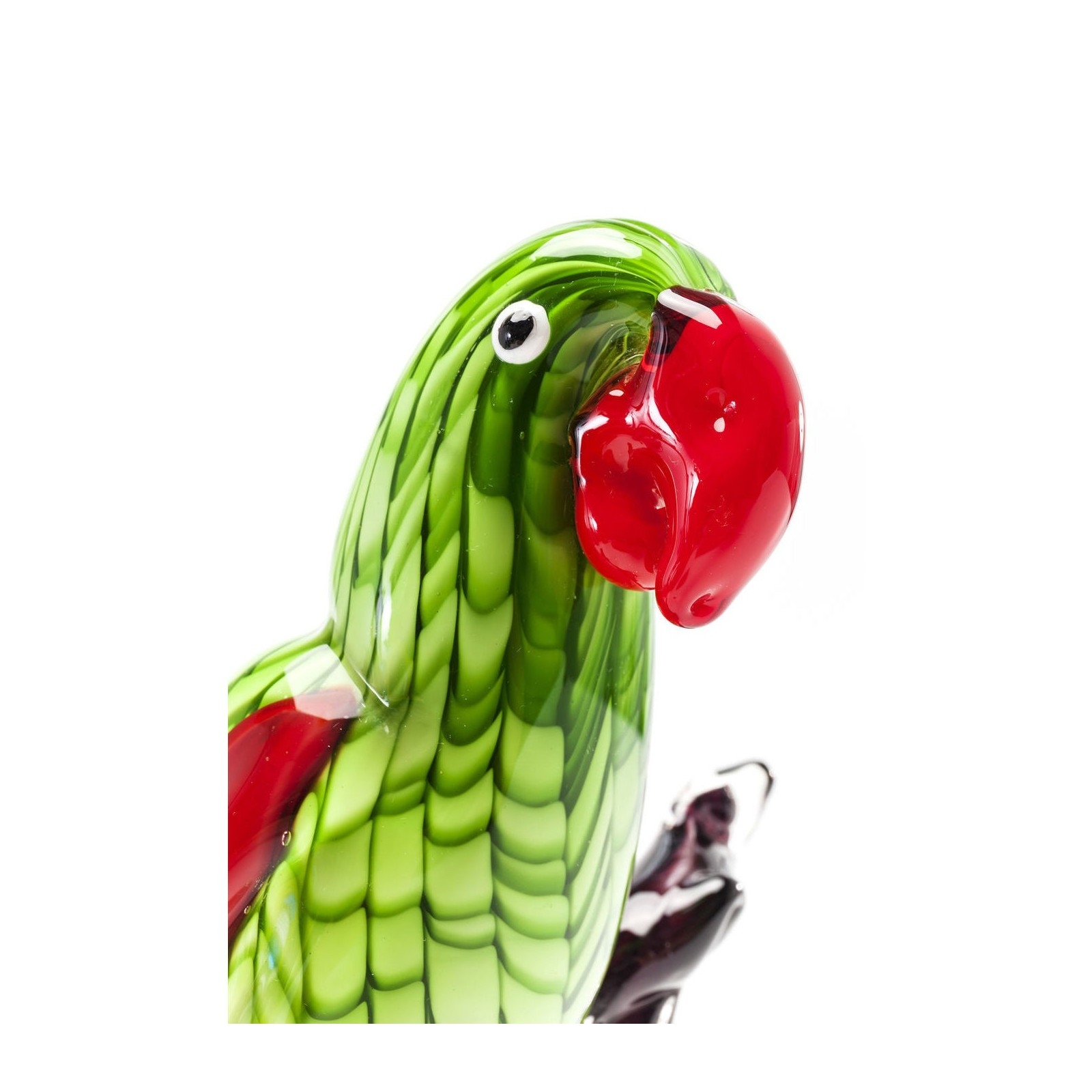 Figura decorativa parrot verde kare design