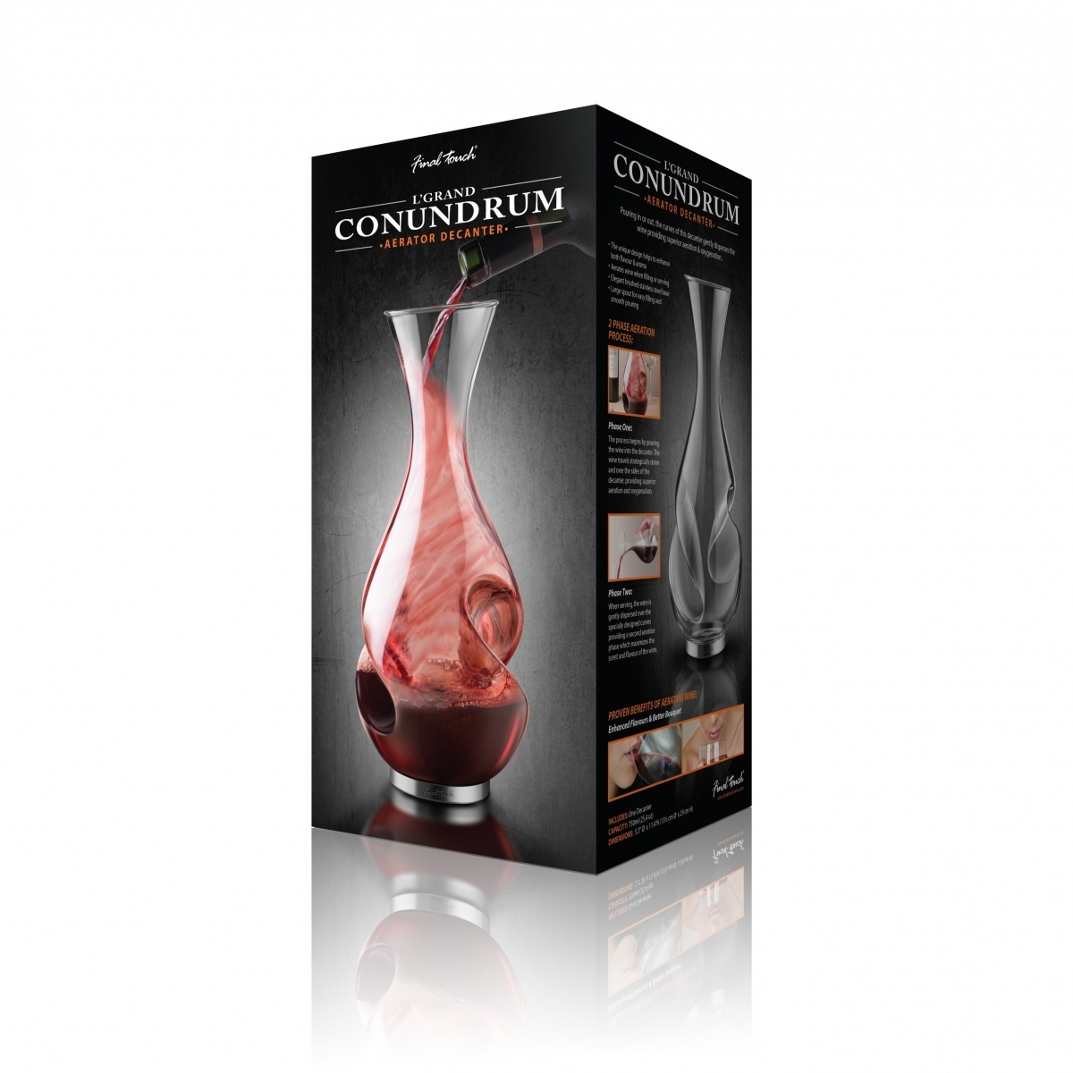 L'grand conundrum aeratore decanter Maryleb