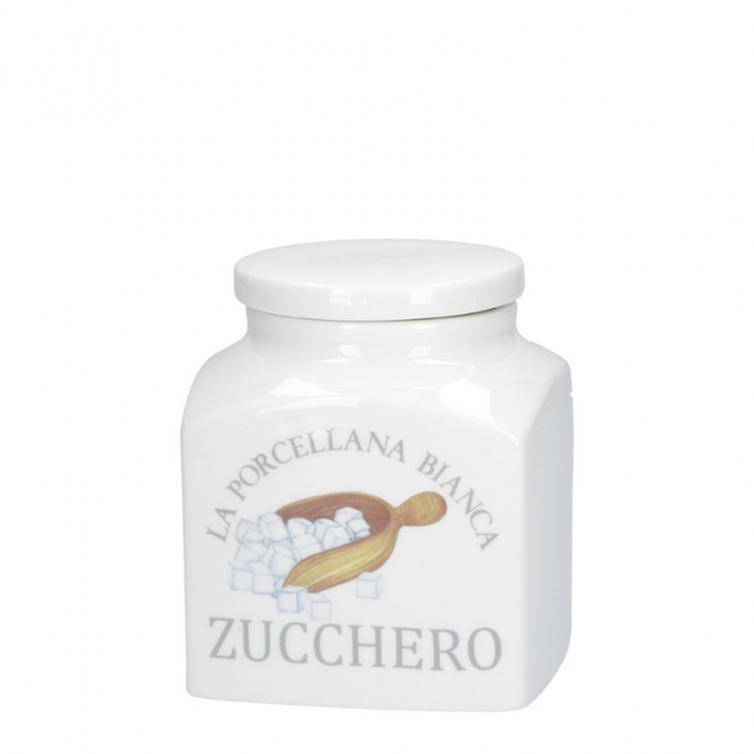 CONSERVA BARATTOLO PORCELLANA DECO 1,1L ZUCCHERO G