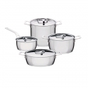 Batteria pentole pots&pans 7 pezzi alessi