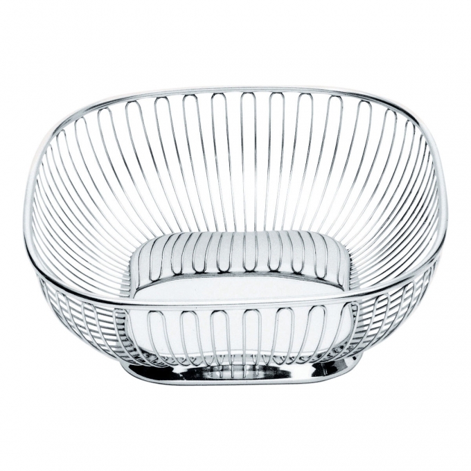 Cestino a filo quadrato 23cm Alessi