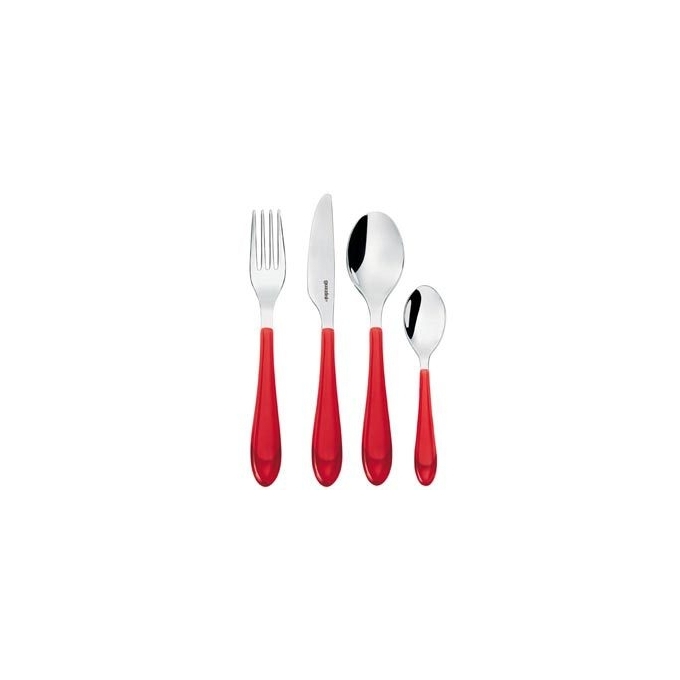 Offerta Servizio posate 24pz mirage rosso guzzini