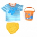 SET SPIAGGIA BOY (T-SHIRT + COPRIPANNOLINO + SECCH