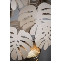 Lampada monstera piccola bronzo+vaso Arti e Mestieri