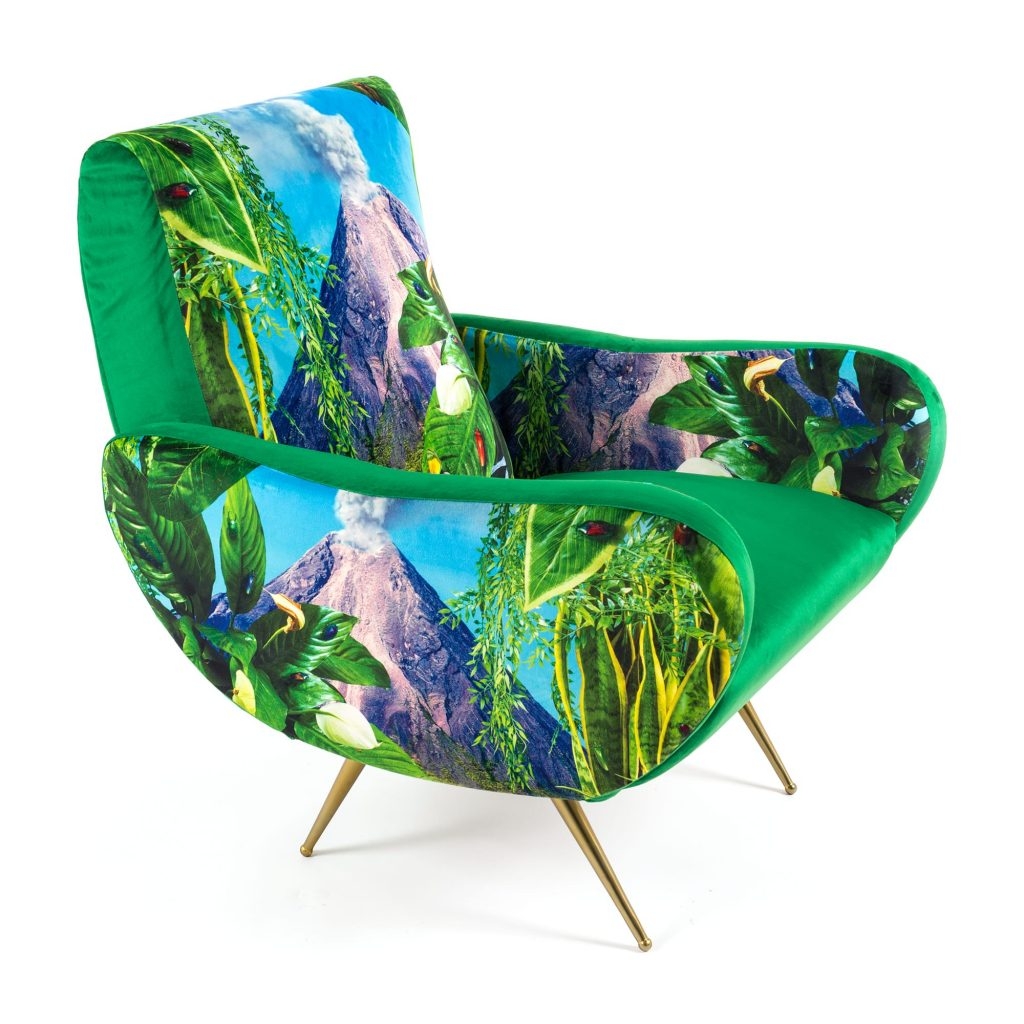 Poltrona vulcano armchair toiletpaper seletti